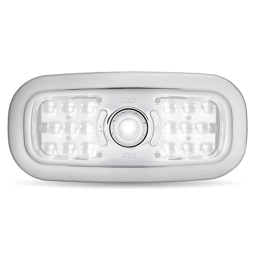 Trux LED Interior Projector Dome & Map 7-Color Cab Light for Peterbilt 300 Series Models (2005+) Chrome
