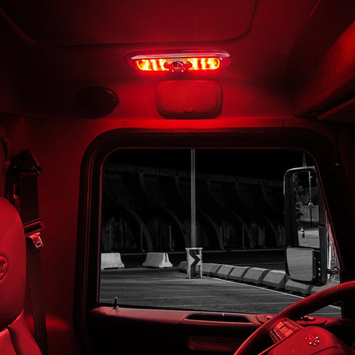 Trux LED Interior Projector Dome & Map 7-Color Cab Light for Peterbilt 300 Series Models (2005+) Chrome