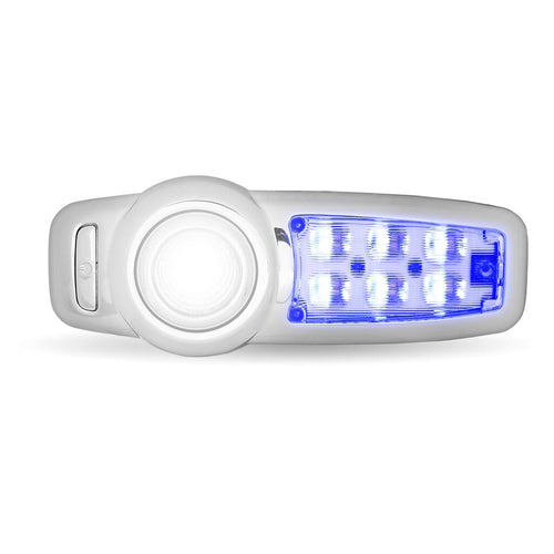 Trux LED Interior Projector Dome & Map 7-Color Cab Light for Peterbilt 579, 567 & 589 Models, Chrome