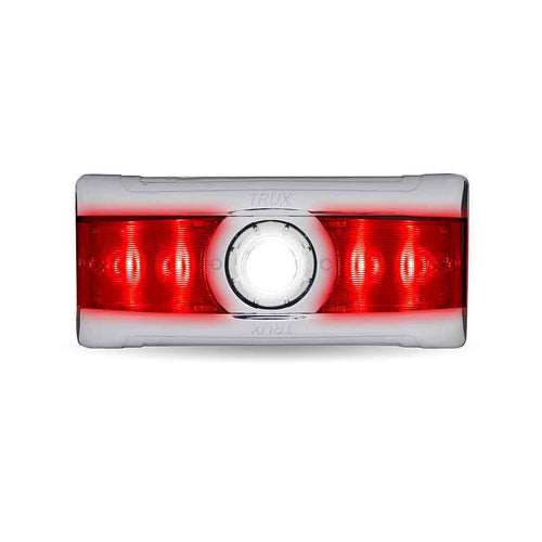 Trux LED Interior Projector Dome & Map 7-Color Cab Light for Peterbilt 379 & 378 Models, Chrome