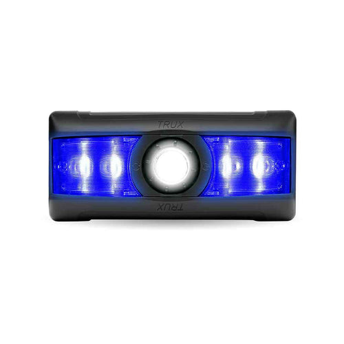 Trux LED Interior Projector Dome & Map 7-Color Cab Light for Peterbilt 379 & 378 Models, Black