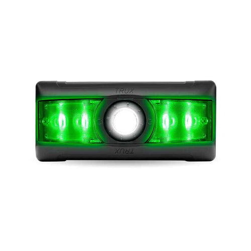 Trux LED Interior Projector Dome & Map 7-Color Cab Light for Peterbilt 379 & 378 Models, Black