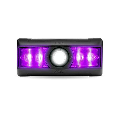 Trux LED Interior Projector Dome & Map 7-Color Cab Light for Peterbilt 379 & 378 Models, Black