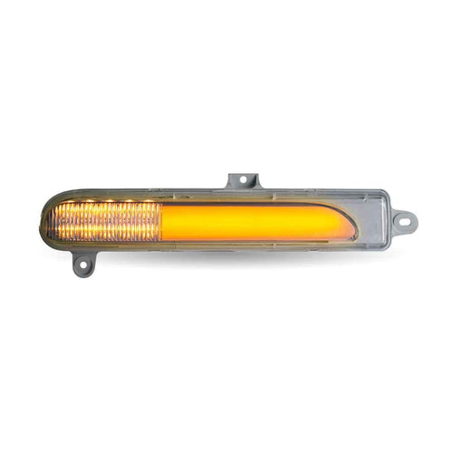 Trux Amber Turn/Sequential & Marker to Blue Auxiliary Peterbilt Headlight Turn Signal LED Light – Passenger Side 25 Diodes