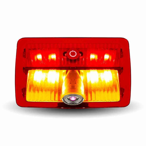 Trux Rectangle USA Flag Projector LED Door Light For Kenworth/Peterbilt Driver Side 13 Diodes