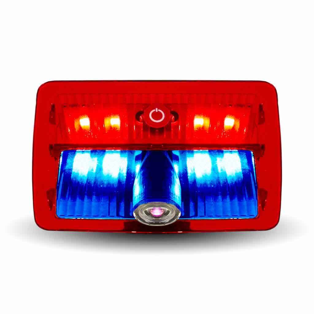 Trux Oval USA Flag Projector LED Door Light For Kenworth/Peterbilt – P
