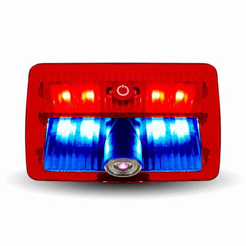 Trux Rectangle USA Flag Projector LED Door Light For Kenworth/Peterbilt Driver Side 13 Diodes