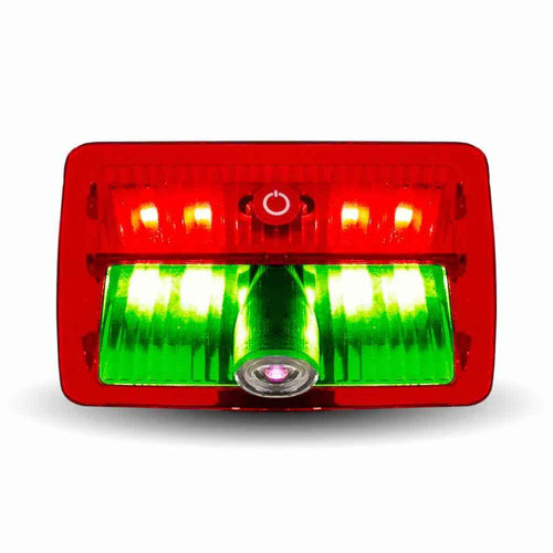 Trux Rectangle USA Flag Projector LED Door Light For Kenworth/Peterbilt Driver Side 13 Diodes