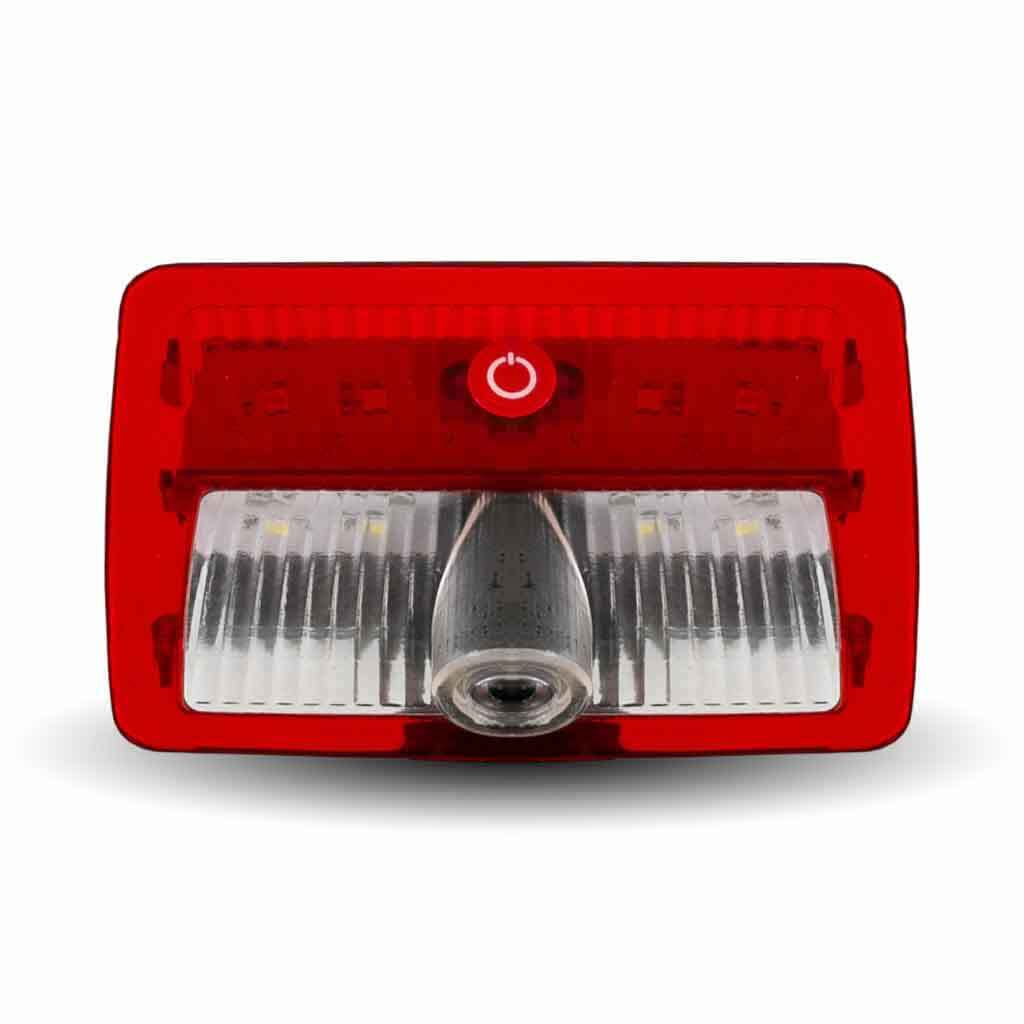 Trux Oval USA Flag Projector LED Door Light For Kenworth/Peterbilt – P