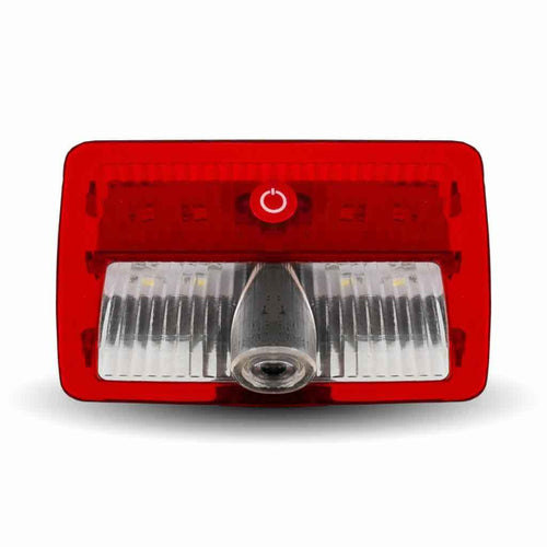 Trux Rectangle USA Flag Projector LED Door Light For Kenworth/Peterbilt Driver Side 13 Diodes