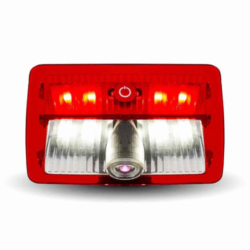 Trux Rectangle USA Flag Projector LED Door Light For Kenworth/Peterbilt Driver Side 13 Diodes