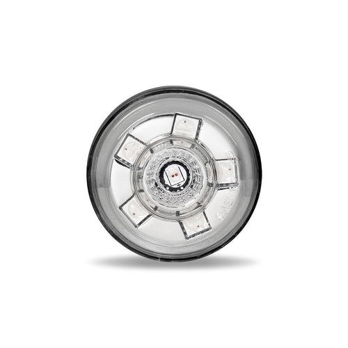 Trux 3/4″ Amber Clearance / Marker with RGB Auxiliary Round LED Light – 11 Diodes