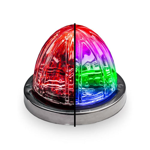 Trux Red Stop, Turn & Tail with RGB Auxiliary Watermelon LED Light – 21 Diodes