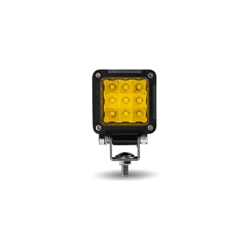 Trux Mini Square 2-Inch Amber Spot LED Worklight - (9 Diodes)