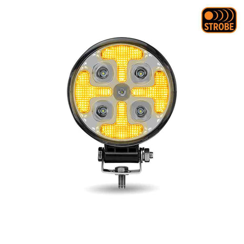 Trux 4.5″ Round LED Work Lamp With Strobe Function – Spot Beam | 1800 Lumens