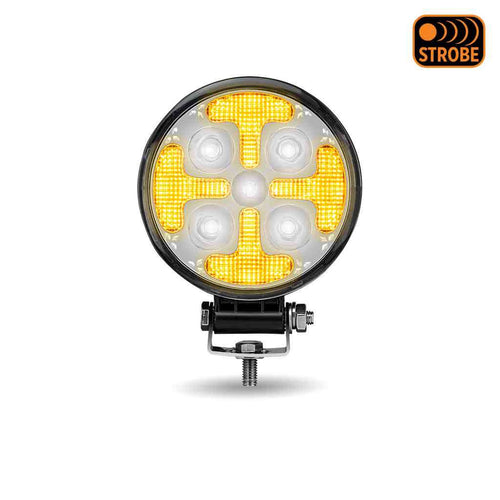Trux 4.5″ Round LED Work Lamp With Strobe Function – Spot Beam | 1800 Lumens