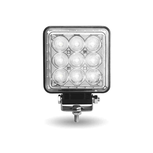 Trux 4.25″ Square LED Work Lamp With Strobe Function – Spot Beam | 3500 Lumens