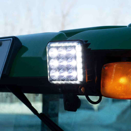 Trux 4.25″ Radiant Series Square LED Work Lamp With Maximum Light Output – Spot & Flood Combo | 4000 Lumens