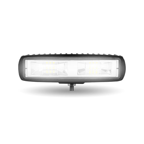 Trux 6″ Rectangle LED Work Lamp With High Power Performance – Super Wide Flood Beam 1100 Lumens