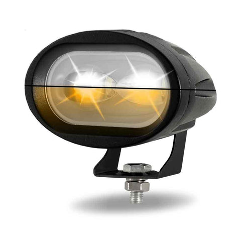 Trux Dual Color Series White/Amber LED Heavy Duty Work Lamp With Dual Color Function – Spot Beam | 1000 Lumens