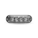 Trux Class 1 Warning Series Surface Mount Slim LED Directionals – Amber Strobe | 36 Flash Patterns | 4 Diodes