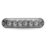 Trux Class 1 Warning Series Surface Mount Slim LED Directionals – Amber Strobe | 36 Flash Patterns | 6 Diodes