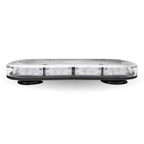 Trux 14″ Class 1 Light Bar Vacuum Magnet Mount LED Warning Light – Dual Switch Cigarette Plug | 36 Flash