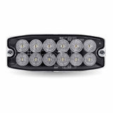 Dual Solid Color Directional LED Slim Surface Strobe Light – Amber / White Strobe