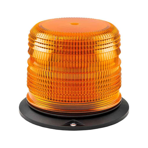 Trux Class 1 Beacon Medium Profile Permanent Mount LED Warning Light – Amber | 36 Flash Patterns