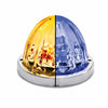 Trux Amber Clearance & Marker To Blue Auxiliary Star-Burst Watermelon LED Light – 19 Diodes