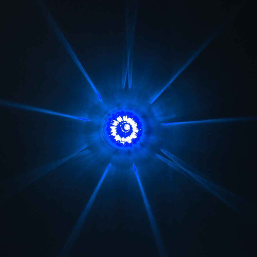 Trux Amber Clearance & Marker To Blue Auxiliary Star-Burst Watermelon LED Light – 19 Diodes