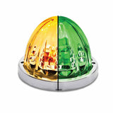 Trux Amber Clearance & Marker To Green Auxiliary Star-Burst Watermelon LED Light – 19 Diodes