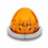 Trux Amber Clearance & Marker Star-Burst Watermelon LED Light – 19 Diodes