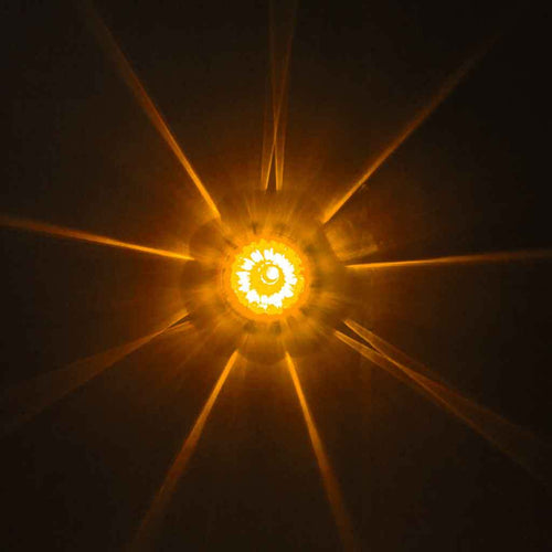 Trux Clear Amber Clearance & Marker Star-Burst Watermelon LED Light – 19 Diodes