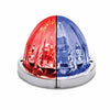 Trux Red Stop, Turn & Tail To Blue Auxiliary Star-Burst Watermelon LED Light – 19 Diodes