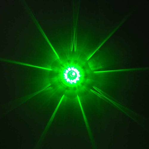 Trux Red Stop, Turn & Tail To Green Auxiliary Star-Burst Watermelon LED Light – 19 Diodes