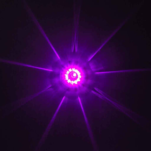 Trux Red Stop, Turn & Tail To Purple Auxiliary Star-Burst Watermelon LED Light – 19 Diodes