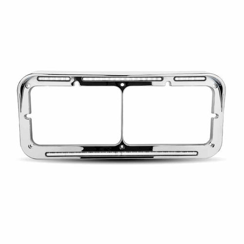 Trux White Accent Auxiliary LED Headlight Bezel – 51 Diodes