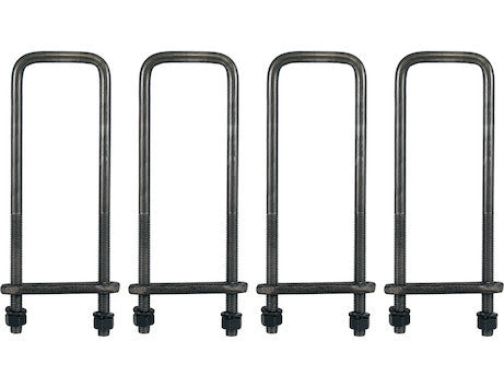 18 Inch Square Bend 5/8 Inch U-Bolt Kit-4 Sets