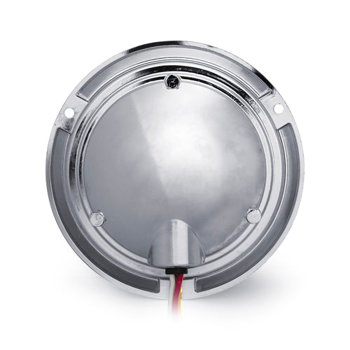 4" Led Light With Flange Mount (Red/Green Clear Lens)
