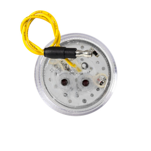 2” Led Marker Light Dual Color (Red/White Clear) Lens 12V