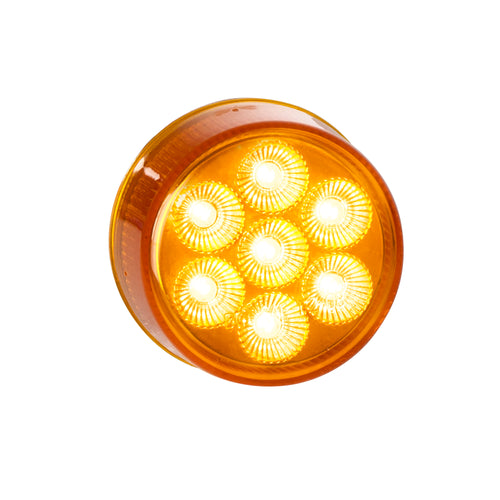 2” Led Marker Light (Amber/Amber Lens) 12V