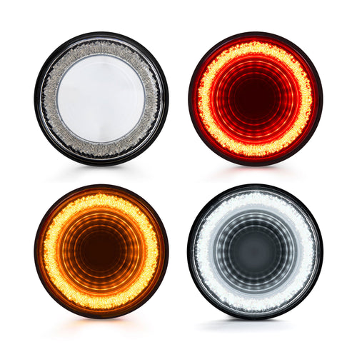 4" Vortex Stop Turn & Tail Light 24 LED
