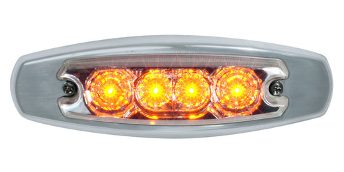 5" Star Oval 4 LED Light 24V