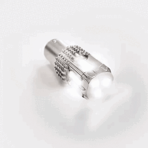 White / Blue 1157 Dual Color 15 LED Bulb for Glass Lens Light