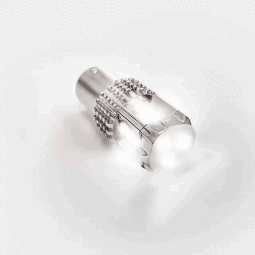 White / Amber 1157 Dual Color 15 LED Bulb for Glass Lens Light