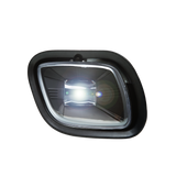 LED Projector Fog Light Black Reflector fits Freightliner Cascadia