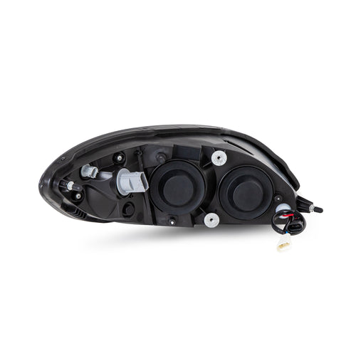 Black Head Lamp Fits International Prostar 08-18 Driver Side