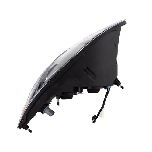Black Head Lamp Fits International Prostar 08-18 Driver Side