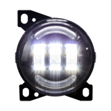 LED Fog Light with Black Housing, fits Kenworth T660 and Peterbilt 579/587